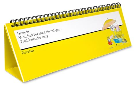 Janosch: »Wondrak für alle Lebenslagen« (Tischkalender 2025). Mit Zitaten und Illustrationen von Janosch: Praktischer Tischkalender mit Spiralbindung, ... für alle Fans von Janosch und Wondrak