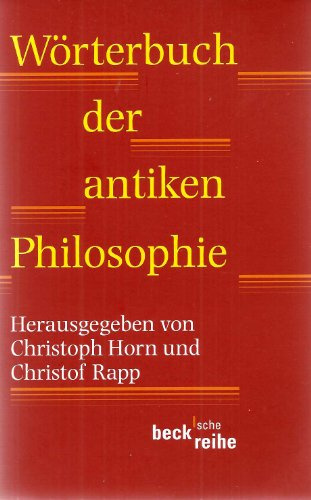Wörterbuch der antiken Philosophie