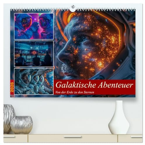 Galaktische Abenteuer (hochwertiger Premium Wandkalender 2026 DIN A2 quer), Kunstdruck in Hochglanz: Entdecken Sie Monat für Monat beeindruckende ... und Raumfahrt. (CALVENDO Mobilitaet)