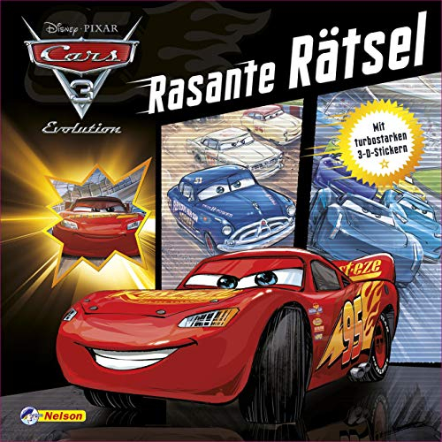 Disney Cars 3: Rasante Rätsel: Mit turbostarken 3D-Stickern
