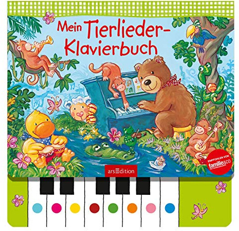 Mein Tierlieder-Klavierbuch: Lieblingslieder zum Selberspielen, interaktives Sound-Buch für Kinder ab 3 Jahren