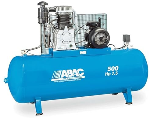 Compresseur d'air ABAC marche lente 500 litres 7,5 CV
