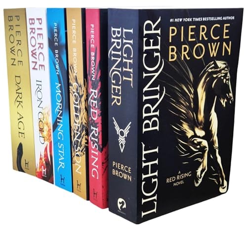 The Red Rising Series 6 Books Collection Set (Red Rising, Golden Son, Morning Star, Iron Gold, Dark Age & Light Bringer)