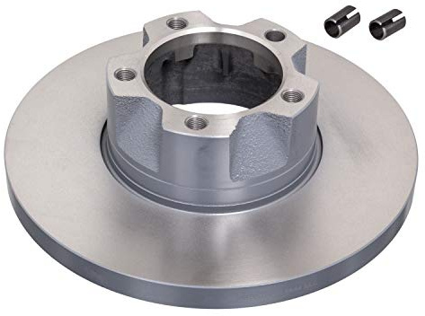 febi bilstein 11393 Bremsscheibe mit Anbaumaterial, 2 Bremsscheiben