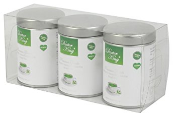 3 PACK of DOCTOR KING Organic Japanese Matcha Green Tea | Premium (Ceremonial) Grade | Net Wt. 30 g x 3 (Total 90g)