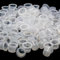 Beauty7-100 Stk Gross Plastik Tattoo Ink Cups Caps-Farbkappen transparent -Größe L-2.0cm