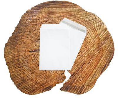 MADE IN GERMANY 50 Briefumschläge B5 haftklebend ohne Fenster CS Webkontor - Umschläge aus 90 g/m² Kraftpapier - B5 Umschlag in weiß für Briefe, Geschäftspost, tägliche Korrespondenz, Mailings usw.