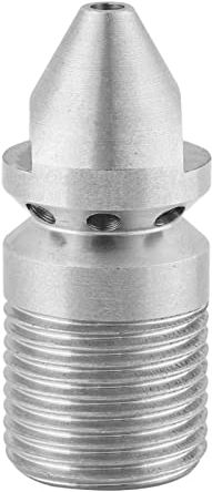 Ugello Per Pulizia Fognatura Walfront, Filettatura Esterna Bsp 3/8 Pollici, Ugello Sturatubi In Acciaio Inox Ss304