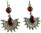 Navya Craft 925 Sterling Silber Granat handgemachter Damen Ohrring