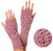 Amorar Frauen Winter Handschuhe Fingerlose Armwärmer Muffs Armstulpen Kurzarm Wrap Warmers Handstulpen Fäustlinge Hollow Wrist Warner Pulswärmer