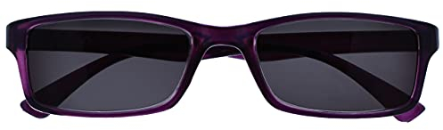 Die Lesebrille Unternehmen Lila Sonnen-Leser UV400 Designer Stil Herren Damen Lesehilfe S92-5 +1,50