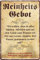 WOGEKA ART Retro Blechschild - Deutsches Reinheitsgebot Bier Brauen - witziger Spruch als Geschenk-Idee zum Geburtstag Weihnachten Dekoration 20x30 cm Vintage-Design Metall 2256