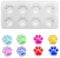 Daimay Katze Pfote Harz Casting Formen Gussformen Kerze Nette Haustierpfote Silikonharzform Katzenpfote Tierform Epoxidharz Tiere Silikonformen Schmuckherstellung für DIY Anhänger - 8 Gitter