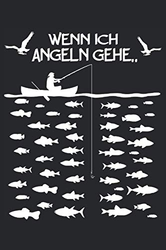 Angeln Retro Angel Fishing Vintage Angler Zubehör Fische Fangen Fischer: NOTIZBUCH - Lustiges Fangbuch für die Fischerei Design, Retro Geschenkidee - ... Journal, Notiz, Buch, Sketch, Planer