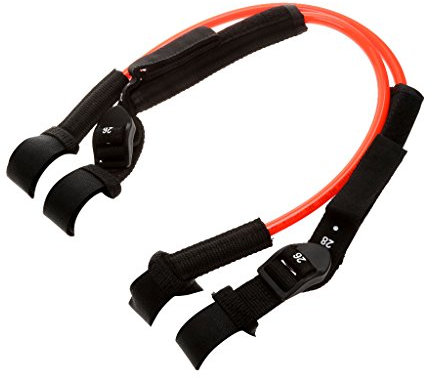 Generic 2 Pezzi di Imbracatura da Windsurf Regolabile E Imbottiture Antiscivolo per Braccio da 22a 28 / 28-34 - Arancione, 22-28 Pollici