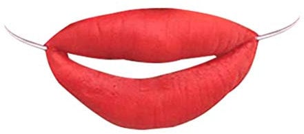 PRETYZOOM Halloween Dekor Sexy Wurst Mund Gesichts Lustige Cartoon Rote Lippen Dekore Spielzeug Ornamente Requisiten für Dance Party Festival Halloween (Rot) Festival Party liefert