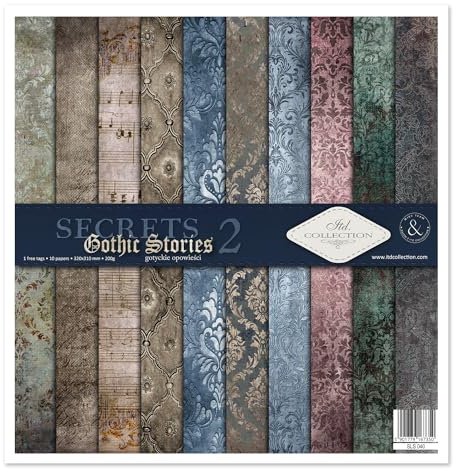 ITD Collection - Decoupage Papier - Decopatch Papier 310 x 320 mm - Scrapbooking - Dekorpapier für DIY Alben Bullet Journals (SLS040)