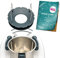 mixcover Mixtopf Verkleinerung pour Thermomix TM6 TM5, aide au hachage, réduit la taille du bol pour un hachage, un mixage et une découpe plus efficaces.