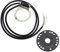 ECSiNG 8 Magnets Pulse Assist System Speed Sensor with 3Pin Male Connector 90cm Cable for Electric Bicycle E-bike E-Bike Mountain Bike PAS Electric Bikes Accessories