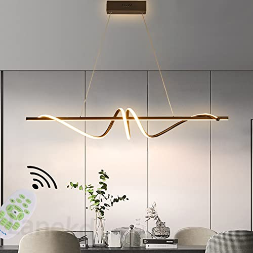 Lanekd LED Pendelleuchte Esstisch Esszimmerlampe,LED Hängelampe Esstischlampe Dimmbar Hue Küchenlampe Hängend Lampe Modern Kreative Designer Kronleuchter Flur Wohnzimmer Tisch Büro Decken Leuchte