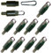 10x Quick Change Beads Camo Fishing Hooklength Instantly Shock Bead for Carp Fishing Feeder
