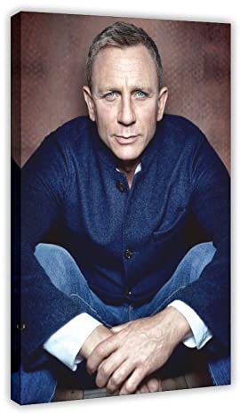 Schauspieler Daniel Craig 5 Leinwand-Poster, Wandkunst, Dekoration, Bild für Wohnzimmer, Schlafzimmer, Dekorationsrahmen: 60 x 90 cm