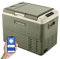 AAOBOSI Kühlbox Kompressor 40L,kühlbox Auto -20℃-20℃, Kühlbox Kompressor 12/24V 230V, Kühlbox Elektrisch mit WIFI-Steuerung und LED-Touch-Bedienung,Geeignet für Reisen&Partys.