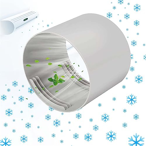 Tuyau Climatiseur Mobile Adaptateur,Tuyau D'évacuation D'air Climatique,PVC Accessoires pour Climatiseur,Adaptateur Déchappement Climatiseur d'échappement Portable