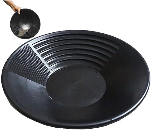 Kunststoff-Goldwaschpfanne für Nugget-Bergbau, Baggerarbeiten, Prospektion, Goldwaschpfanne für Goldsiebung, Klassierer, Waschsiebschale