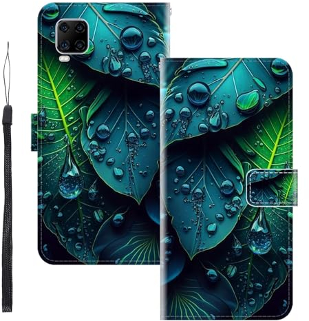 WUACYEAMING Funda para ZTE Smartphone AXON 11 5G,con Soporte/Ranura de Tarjeta Cubierta Premium Magnético Suporte TPU Protectora Fundas PU Cuero Flip Multifuncional Hojas