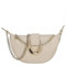 Seidenfelt Sonka - Umhängetasche 19 cm tofu beige/gold
