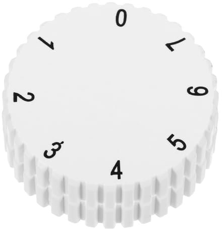 TOPBATHY 2 PièCes Bouton De ContrôLe De TempéRature Pour CongéLateur - Remplacement En Plastique Blanc Pour RéFrigéRateur Et PoêLe, Facile À Installer Et Pratique
