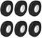 Lectorias 6 Stück Isolierband, KFZ Gewebeband, Hitzebeständiges, Gewebeklebeband für Auto Kabelbäume, Filzband Selbstklebend, Textilklebeband Schwarzes, Stoffklebeband, Textilband