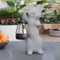 mikilov Katze Harz Statue mit Solar Laterne (Hand）Statue Dekoration, Rasen Statue, Garten Home Decor, Skulptur Ornament, Tierfigur für Balkon Garten ,Weihnachtsgeschenk