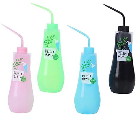 YARNOW 4piezas Accesorio De Jardín Botella De Riego Portátil Botella para Lavar El Multifuncional