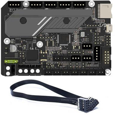wenwendianzi SKR MINI E3 V3.0 3D-Motherboard TMC2209 3D-Druckerteile for Ender 3-Upgrade Ender 3 V2 BTT SKR V1.4 Turbo(With Cable)