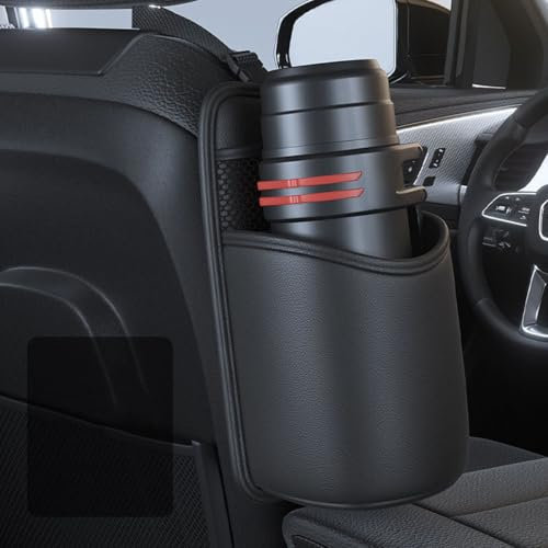 dnofowl Auto Tassenhalter,Autositz Tasse Beutel,Auto Tasse Lagerung Zubehör,für Audi TT (FV3, FVP),A-Black