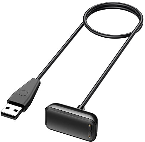 Yisica 50CM Charging Cable for Fitbit Charge 6 Charger/Fitbit Luxe Charger, 50CM/1.6ft Magnetic Replacement Cord USB Charging Cable for Charge 5/6/Luxe