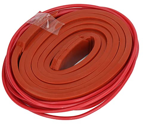 Silicone Heating Belt Soft Insulation Flexible Heater 15x1000mm 40w for Oil Pipe (DC24V)
