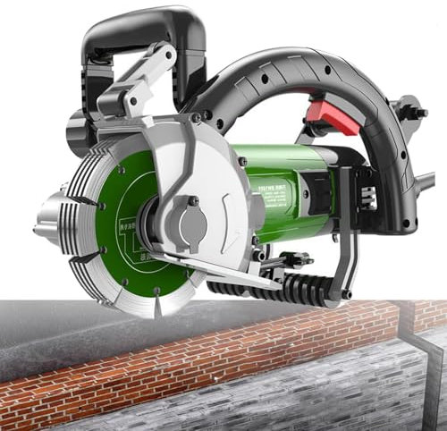 Electric Wall Groove Cutter for Dust-Free, Precise Wall Chasing, Ideal for Construction and Renovation Projects