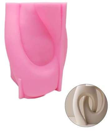 Stampo in resina a forma speciale per vasi di fiori in silicone per cemento, gesso, decorazioni fai da te