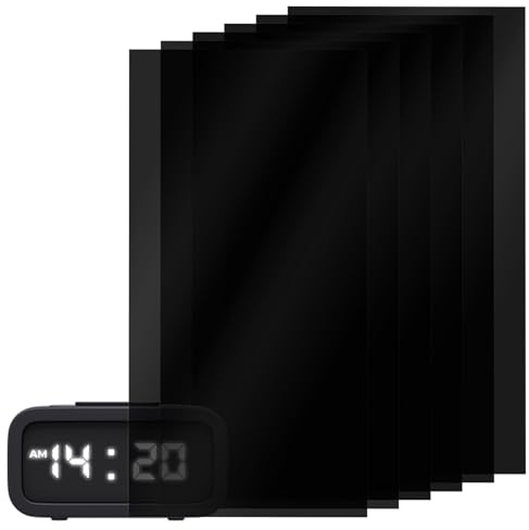 SHENLIU 6 Blätter LED Licht Dimmer Folie, Selbstklebend Verdunkelungsfolie LED Abdunklungsfolie Abdeckung Dimmen Lichtdimmer Folie Dimmt Für Router Elektronikgeräte Fernseher Lichtwecker