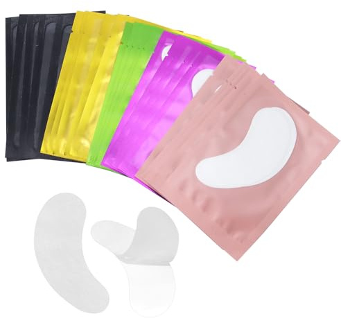 ANNAFRIS 100Paare Augenpads Wimpernverlängerung Eye Patches für Wimpern Extensions(Mix)