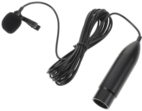 TOYZFRIENDY Xlr Three-pin Lavalier Microphone Portable Wearable Lapel Mic with Build and Easy Play Setup for Podcasting Video Recording and Streaming