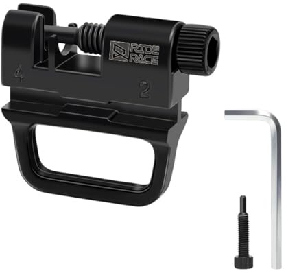 HOUSON Mini Chain Tool for Bicycle Chains – Compact Carbon Steel Chain Tool for 1-12 Speed ​​(with Spoke Wrench)