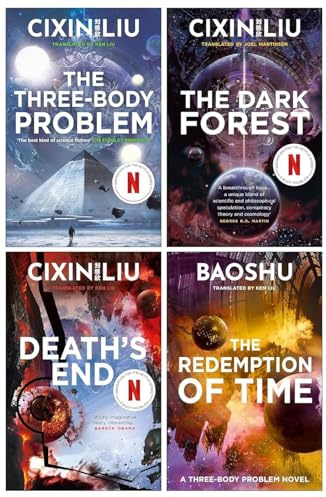 Three Body Problem By Cixin Liu & Baoshu 4 Books Collection Set (The Redemption of Time, The Three Body Problem, The Dark Forest & Death's End)