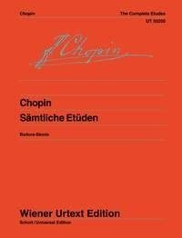Sämtliche Etüden: Nach den Quellen herausgegeben und mit Fingersätzen versehen. op. 10 + 25. Klavier.. Schwierigkeitsgrad: 4-5
