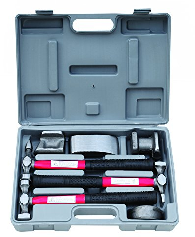 Hilka Tools 12750007 Pro Craft Panel Beating Kit, Plata, Juego de 7 piezas