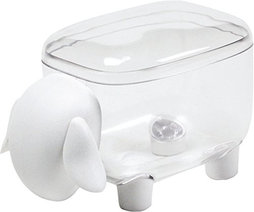 Qualy Schaf Box weiß transparent