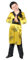 DEGUISE TOI - Déguisement chinois garçon - Tunique - Pantalon - Ceinture - Coiffe - S 4-6 ans (110-120 cm) - Jaune - Déguisements enfants - 100% Polyester - Lavage à sec - Carnaval
